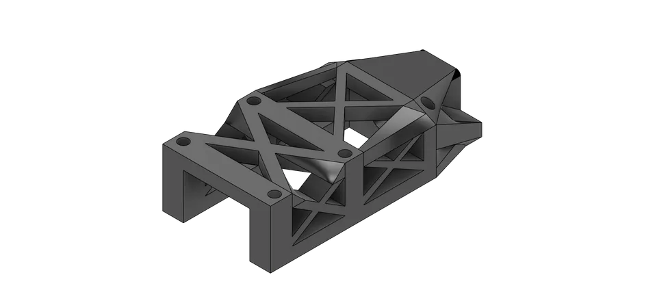 Render of the 650 nm laser coupler