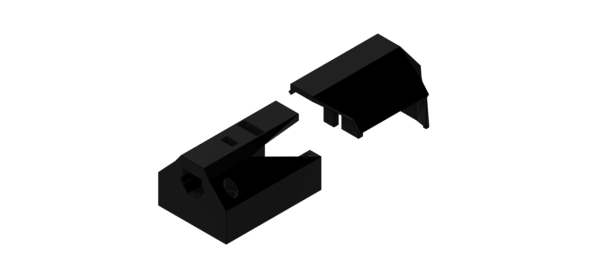BPW34 photodiode mount render