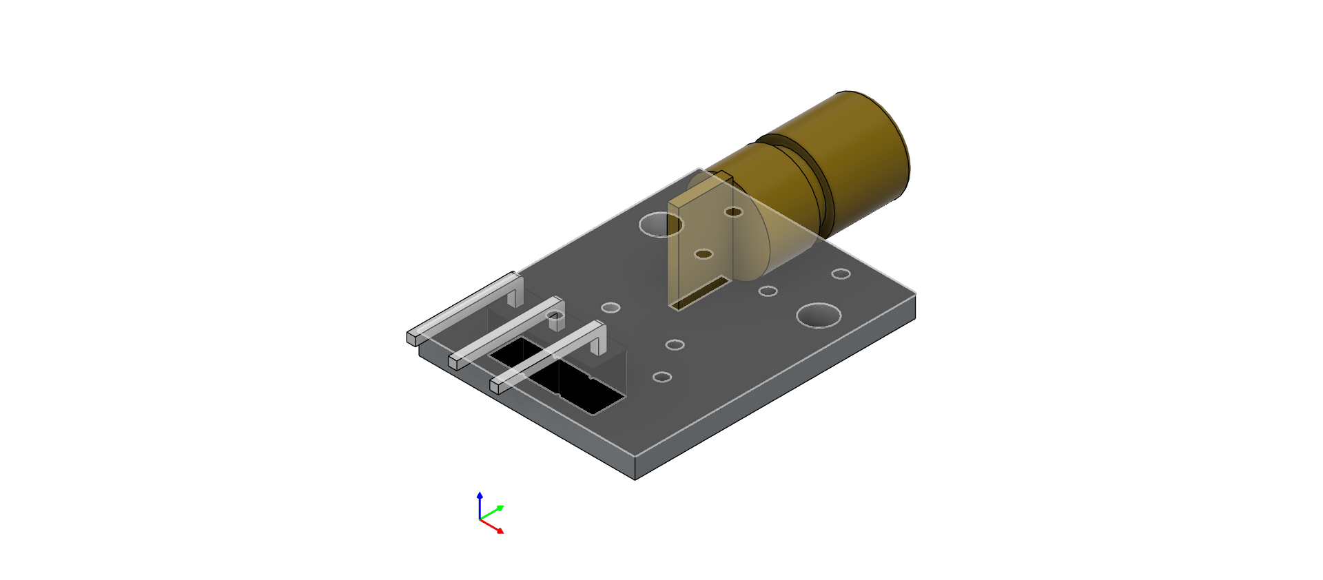 KY-008 laser module render